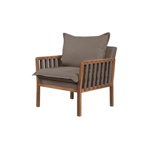 Poltrona Decorativa Jeniffer linho Champanhe