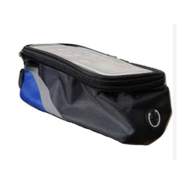 BOLSA CASE PORTA CELULAR PARA BIKE SUPORTE QUADRADO BICICLETA FONE TOUCH PORTA TRECO COM ZIPER - 4