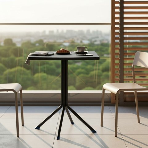 Mesa Apoio Quadrada 60cm Bossa Rivatti