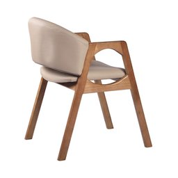 Cadeira Decorativa Sala de Jantar Luxo Larissa Facto Fendi - Mozzelar - 6