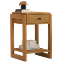 Ver imagem 5 de Mesa de Cabeceira Decorativa para Quarto 1 Gaveta 1661 - Nature