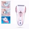 Depilador Elétrico Compacto 3 em 1 Arranca Pelos Pela Raiz Remove Calos Kemei 3010 Luuk Young - 4