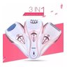 Depilador Elétrico Compacto 3 em 1 Arranca Pelos Pela Raiz Remove Calos Kemei 3010 Luuk Young - 1