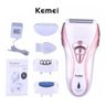 Depilador Elétrico Compacto 3 em 1 Arranca Pelos Pela Raiz Remove Calos Kemei 3010 Luuk Young - 7