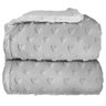 COBERTOR DE BEBÊ SHERPA HEARTS CORAÇÃO LAÇO DE BEBE 0,90X1,10 REF:516 M Cinza - 1