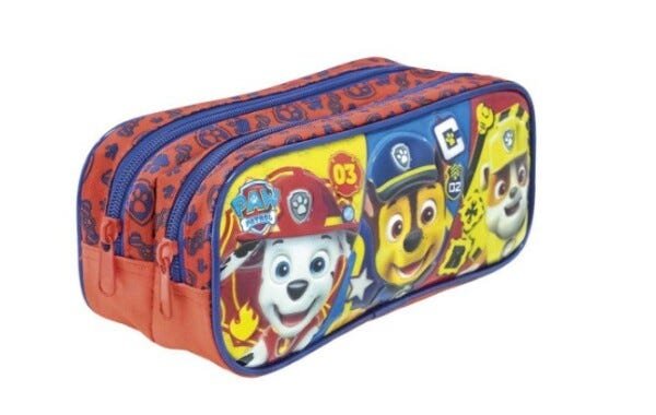 Kit Mochila + Estojo Infantil Patrulha Canina xeryus - Amarelo - 6