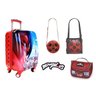 Mala Viagem Ladybug Ganhe 2 Bolsas Lateral + Necessaire Miraculous - Vermelho - 1