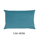 Ver imagem 5 de Kit 2 Capas para Almofada Drapeada Line T Retangular em Veludo Várias Cores Cor:azul Turquesa