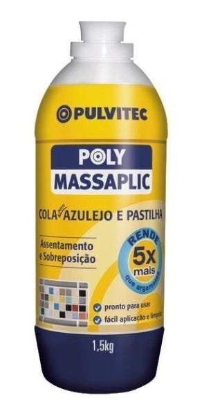 Cola para Azulejo e Pastilha Massaplic 700G Polytec - 1