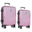 Ver imagem 1 de Kit Conjunto Mala Bordo e Grande 7003 Santino Viagem Expansor 360 Tsa - Rosa