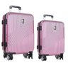 Kit Conjunto Mala Bordo e Grande 7003 Santino Viagem Expansor 360 Tsa - Rosa - 1