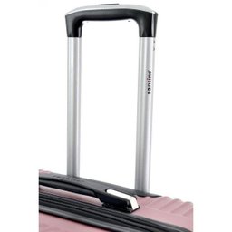 Kit Conjunto Mala Bordo e Grande 7003 Santino Viagem Expansor 360 Tsa - Rosa - 7