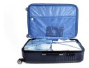 Ver imagem 2 de Kit Conjunto Mala Bordo e Grande 7003 Santino Viagem Expansor 360 Tsa - Azul