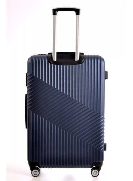 Kit Conjunto Mala Bordo e Grande 7003 Santino Viagem Expansor 360 Tsa - Azul - 9