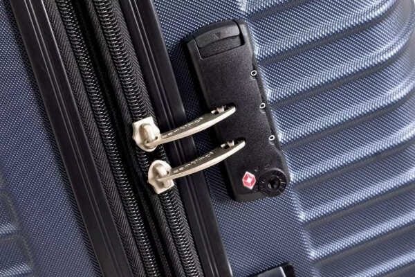 Kit Conjunto Mala Bordo e Grande 7003 Santino Viagem Expansor 360 Tsa - Azul - 8