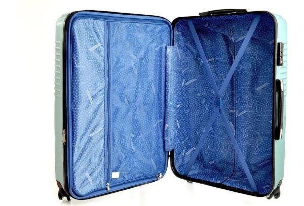 Kit Conjunto Mala Bordo e Grande 7003 Santino Viagem Expansor 360 Tsa - Verde - 3