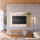 Ver imagem 1 de Painel de Tv até 40 Polegadas Suspenso com Prateleira Organizadora e Decorativa Elegante