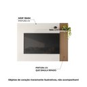 Ver imagem 2 de Painel Demadero para Tv de até 40 - Off White/natural
