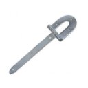 Ver imagem 1 de Dobradiça Porteira Ferradura 12" Zincada Ref. 26012 - Loth