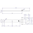 Ver imagem 3 de Dobradiça Porteira Ferradura 12" Zincada Ref. 26012 - Loth