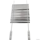Ver imagem 4 de Grelha Para Churrasqueira Parrilla Argentina Aço Inox 34,5cm Plana Profissional