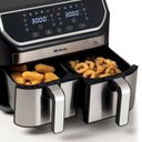 Ver imagem 6 de Fritadeira Air Fryer Dupla Ariete 9L 4625 Metal 1700W 110V - Cesto Duplo (4,5L X 2) e Painel Digital