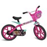 Bicicleta Infantil Bandeirantes LOL, Aro 14, Rosa e Preto - 1