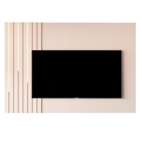 Painel Suspenso Boto 1.8 com Led Sala para Tv's até 70" Pol Off White