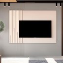 Ver imagem 2 de Painel Suspenso Boto 1.8 com Led Sala para Tv's até 70" Pol Off White