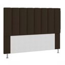 Ver imagem 1 de Cabeceira Estofada Cama Box Casal 140 Cm Marrom