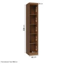 Ver imagem 3 de Guarda-Roupa Planejado 41cm com Porta Arani CabeCasa MadeiraOriginals Marrom/Cinamomo