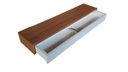 Ver imagem 4 de Aparador Suspenso Com Gaveta Madeirado Com Branco 90x30x20