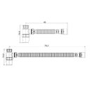 Ver imagem 3 de Sifão com Copo Universal Flexível e Extensível Branco Censi