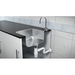 Sifão com Copo Universal Flexível e Extensível Branco Censi - 2