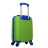 Mala de Viagem Infantil Rígida em Abs com Rodas 360° - Padrão Anac - Orlando - Convoy Kids - Verde - 4