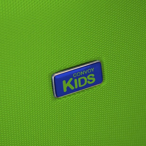 Mala de Viagem Infantil Rígida em Abs com Rodas 360° - Padrão Anac - Orlando - Convoy Kids - Verde - 8