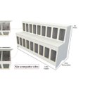 Ver imagem 2 de Pet Box 18 divisões (expositor, ração, cães, Gatos, Pet)