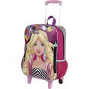 Ver imagem 2 de Mochila Grande de Rodinha com Alça de Barbie - Sestini - Fúcsia