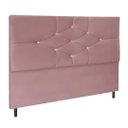 Ver imagem 2 de Cabeceira Cama Solteira 90 Cm Camboriú Suede:rosê
