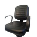 Ver imagem 5 de Cadeira de Escritório Diretor Tescaro Reforçada Gomada Braços Corsa - Sintético Preto