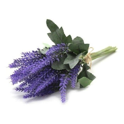 Maço Flor Lavanda Flores Artificiais Arranjos Vaso Decoração