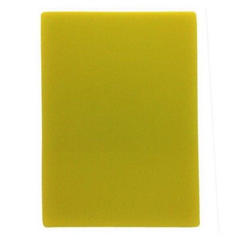 Placa 50 X 30 X1 Amarela Polietileno Om Silva