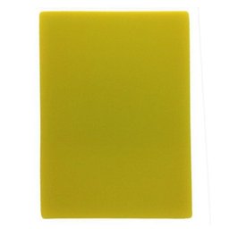 PLACA 50 X 30 X1 AMARELA POLIETILENO OM SILVA - 1