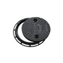 Ver imagem 1 de Tampa Tampão Chão Copasa Com Corrente Simples de Ferro 73cm