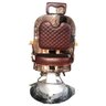 Cadeira Barbeiro Poltrona Salão Cabeleireiro Barbearia Encosto Reclinável Ajuste Altura Amortecedor  - 6