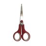 Kit 2 Tesouras Grande Pequena Aço Inox Ergonômica Resistente Uso Geral Cozinha Escolar - Vermelho - 4