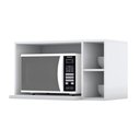 Ver imagem 1 de Armário de Cozinha Modulado Suporte Nicho P- Microondas Americana 80x44cm Branco - Henn