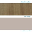 Ver mais imagens de Quarto Modulado Queen Canto Diagonal Guarda-roupas Maleiro e Cabeceira Paris Master Luciane Móveis