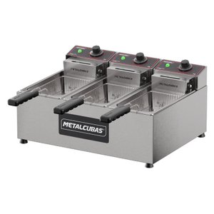 Fritador Elétrico 3 Cestos 9l (3x3x3) - Fe 3 C (220v)