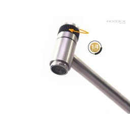 Torneira Cozinha Pré-lavagem Parede Inox 304 Escovado Stone - 4